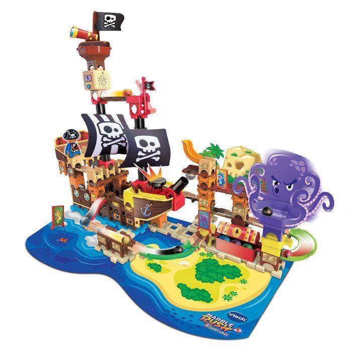 VTech Marble Rush Adventures Super Bateau Pirate Interactif, Circuit Billes