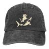 Бейсболка Cat And Shark Aquatic Thrills для мужчин, ковбойские шляпы для женщин, кепки Snapback с защитой от козырька
