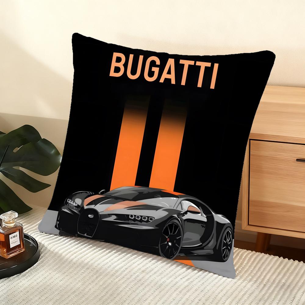 Роскошная наволочка B-B-Bugatti, шелковистый короткий плюш, для домашней диванной подушки - Невидимая молния, Декор для дома