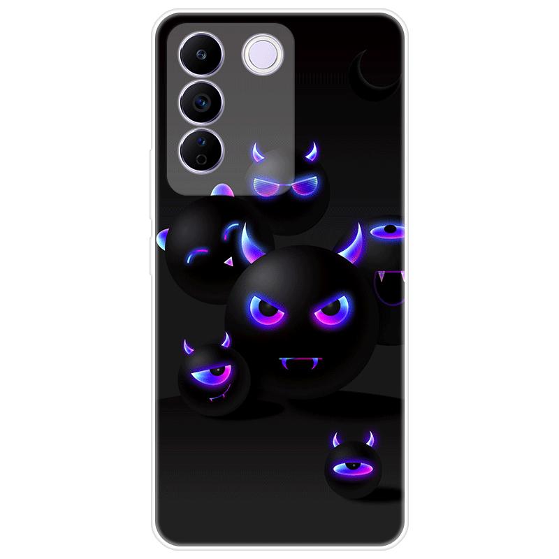 For Vivo V27e V 27e Case Soft Silicone Back Cover Cartoon Phone Case Diversification