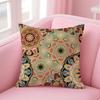 The splendid mandala flower design Cushion Cover Pillow Case Soft Skin Friendly Fabric  Concealed Zipper