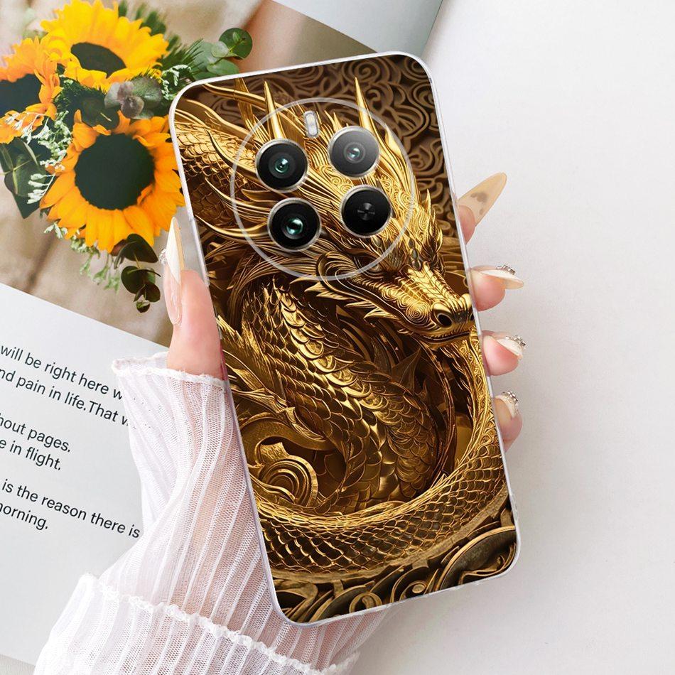 Для Realme 12+ 12X 12 5G Крутой Чехол для Телефона с Рисунком Дракона и Тигра Для Realme12 5G 12 Plus 12X 12Plus Мягкие Силиконовые TPU Чехлы