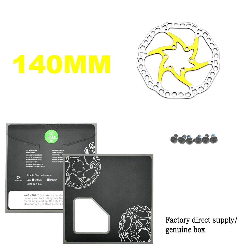 140/160/180 мм сверхлегкий велосипедный гидравлический дисковый тормоз роторы горный велосипед шоссейный гоночный велосипед ротор тормозного диска с 6 болтами