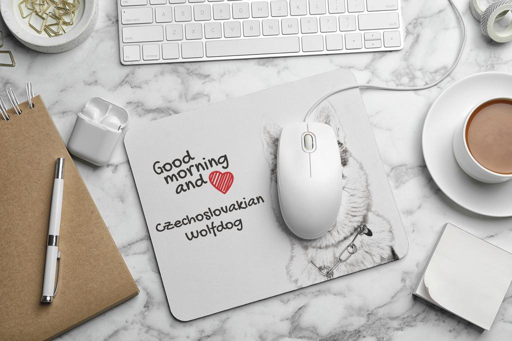 Czechoslovakian Wolfdog, Vlcak – Mouse pad with print, personalized dog-themed mouse pad | Art-Dog