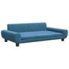 Dog Bed Blue 100 x 54 x 33 cm Velvet