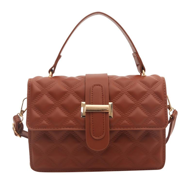 Stylish 2024 Spring Minimalist Small Square Bag Chic Quilted Design For Women