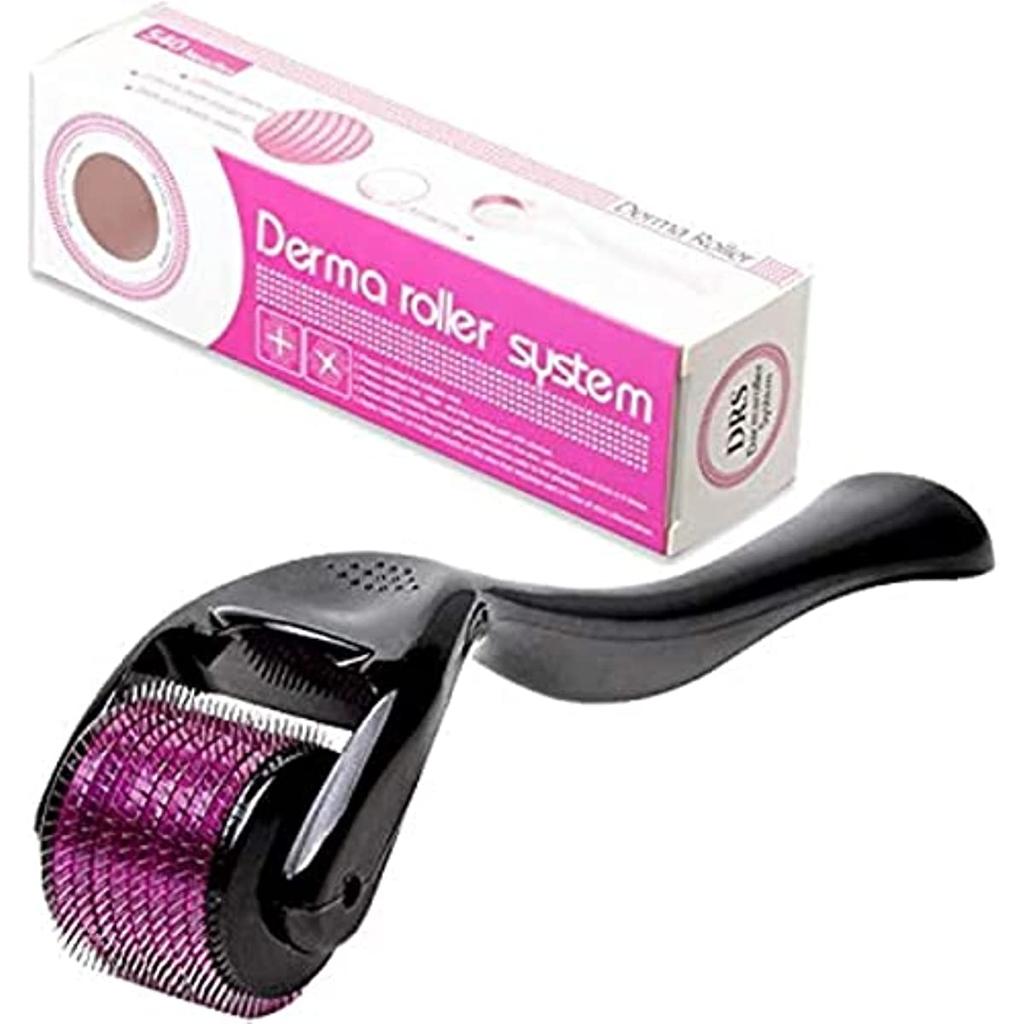 Набор микроигл Derma Roller для лица, тела и волос Титановый ролик для микроиголь премиум-класса 540 для мужчин и женщин 0,3/0,5/1,0/1,5 мммм)