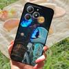 Для Realme C61 4G Чехол Модный Мультяшный Черный Силиконовый Мягкий ТПУ Задняя Крышка Для Oppo Realme C63 Защитные Fundas Coque Чехлы
