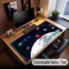 Custom Name Text Big Mouse Pad,Among Us Soft Non Slip Extended Desk Mat For Home Office