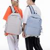 Simple Backpack Solid Color New Japanese Trendy Ins Couple Backpack Large Capacity Middle School Student Schoolbag