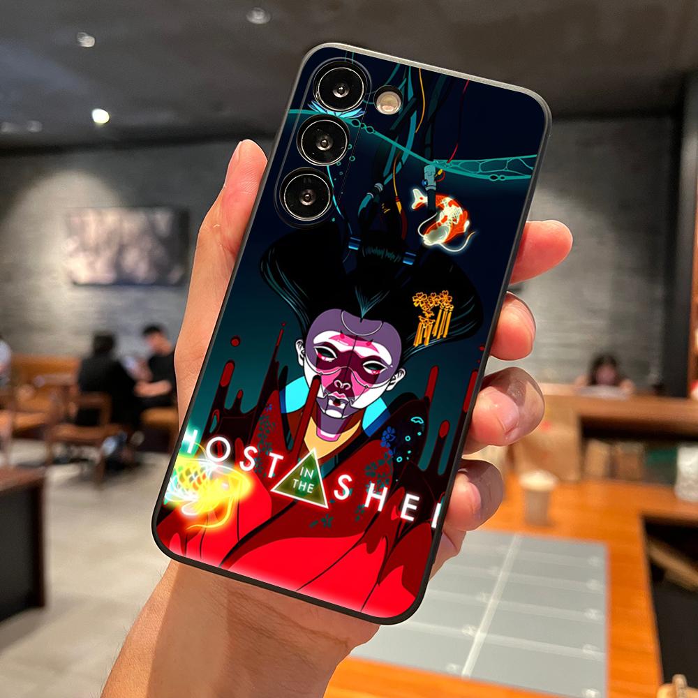 Чехол для телефона Ghost In The Shell для Samsung S26 S25 Ultra S24 S23 S22 S21 S20 Plus Fe Galaxy A54 Силиконовый чехол