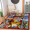 Like Warner Bros. Movies (4) Customize your name rug, office chair cushion, home bedroom living room gift.