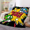Мультяшный Bubble Bobble Puzzle Bobble Retro Game Мягкое фланелевое одеяло для кроватей, спальни, дивана, пикника, плед для отдыха на открытом воздухе