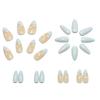 Wearable False Nails New Product Sweet Flower Manicure Patches Removable False Nail Patches 24 Pieces