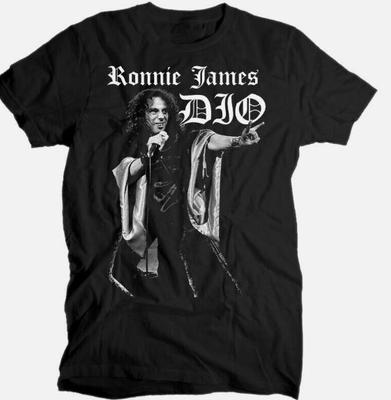 Футболка Ronnie James DIO V3 ЧЕРНАЯ Унисекс