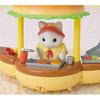 EPOCH Sylvanian Families Amusement Park Shop Made Hamburger ST Mark Certified Ages Toy Dollhouse Sylvanian Families [Freshly Wagon] Mi-91 3+