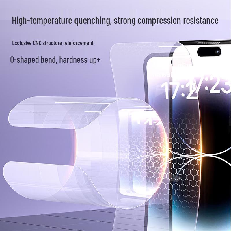 Защитное стекло для экрана Shangsu для iPhone с аппликатором без пыли