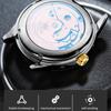 New Top Men's Watches Multifunctional Drilling Ring Steel Belt Mechanical Watch Men's Watch