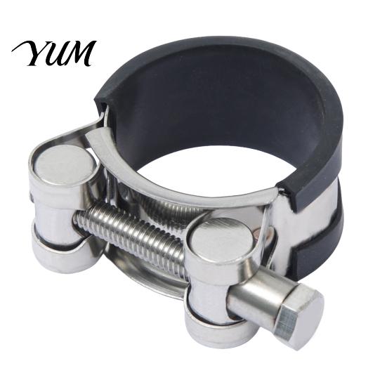 Leakproof Hose Clamp Stainless Steel Clamp, Adjustable Heavy Duty Clip, Universal Metal for Automotive, Plumbing, Garden Connection Clip