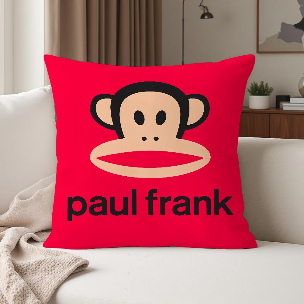 Anime PPaul FFrank Big Mouth Monkey Pillow Case Suitable For Bedrooms Living Rooms Cars Home Decoration