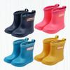 Детские повседневные непромокаемые дышащие мягкие подошвы, непромокаемые сапоги средней длины для маленьких мальчиков и девочек, модная детская трендовая удобная обувь для воды