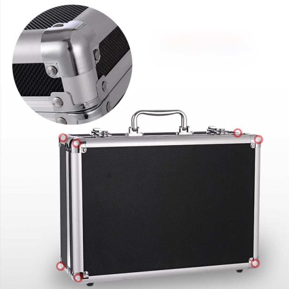 Портативный алюминиевый ящик для инструментов, защитное оборудование, ящик для инструментов, ящик для инструментов, чехол для хранения, чемодан, ударопрочный корпус