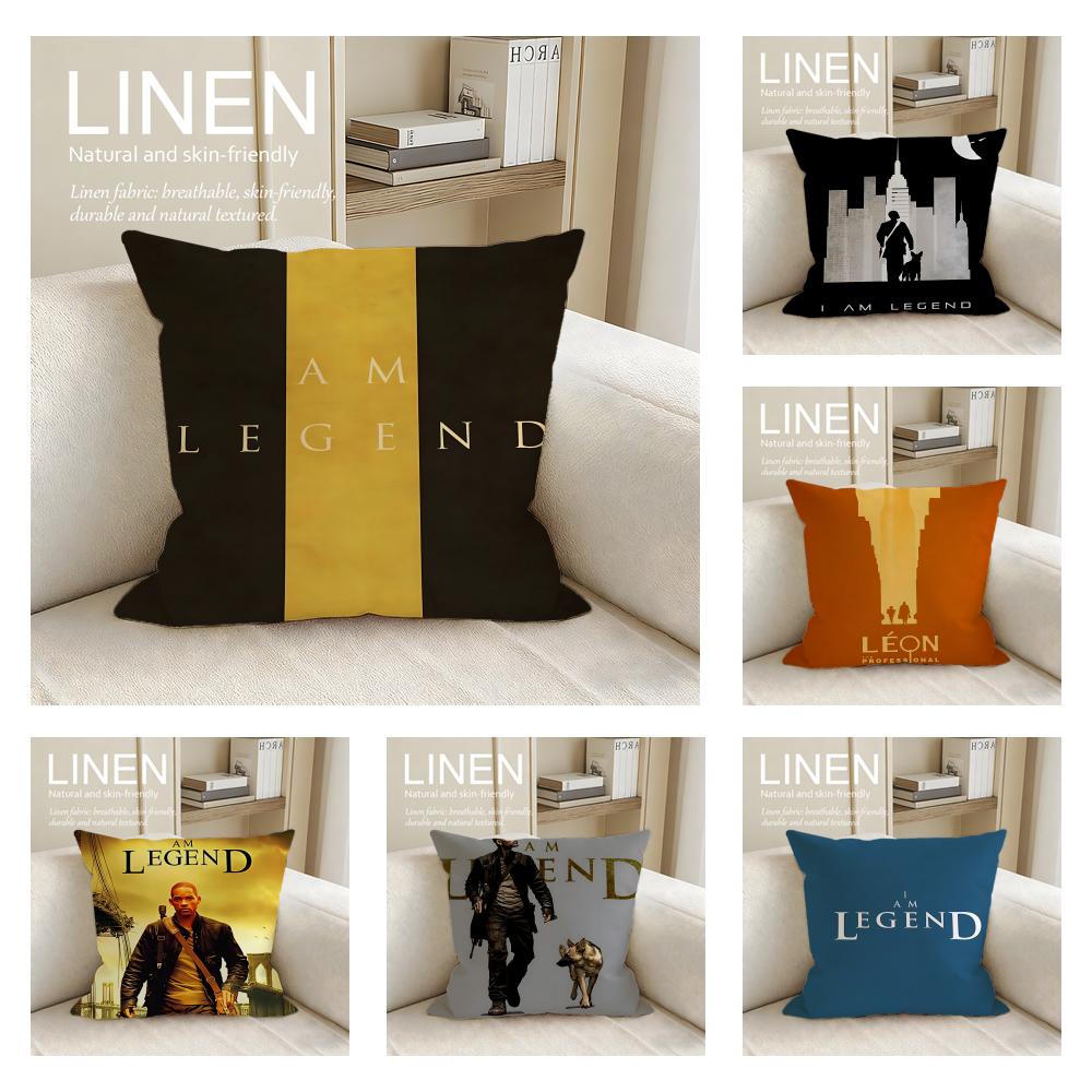 Movie I Am Legend Cushion Cover Pillowcase Set Pcs x x Breathable Washable Sofa Cushion Cover