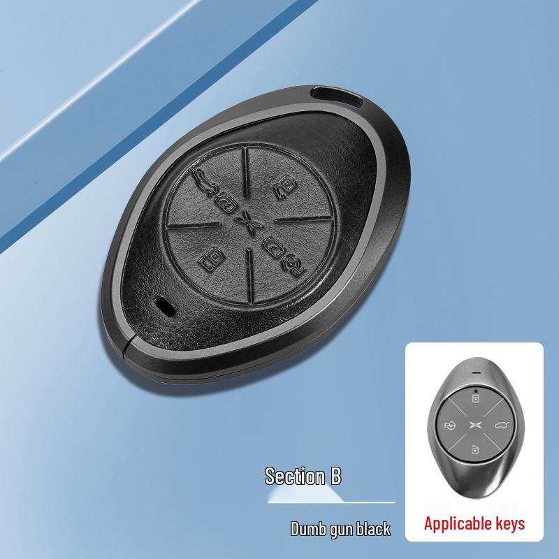 Compatible with XPeng P7i, G6, G9, P5, G3i key case - Premium Protective Shell with Buckle.