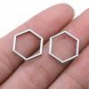 20 шт. Шармы Шестиугольные Соты Фурнитура для DIY Украшений Цвет Античное Серебро Шармы Пчела Соты