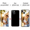 Чехол TPU для iPhone 16 Pro Max 15 14 13 12 11 Pro X XR XS Max 8 7 Plus с персонализированным текстом и изображением, тонкий, Funda