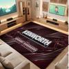 Kenworth Personalized Crystal Velvet Carpet, Customized Name Text Soft Anti‑Slip Rug for Living Room Bedroom