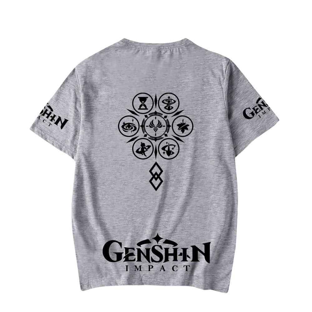 High Quality Women Men T-shirts Genshin Impact Graphic Print Tshirt Summer Woman Man Clothing Fashion T Shirts