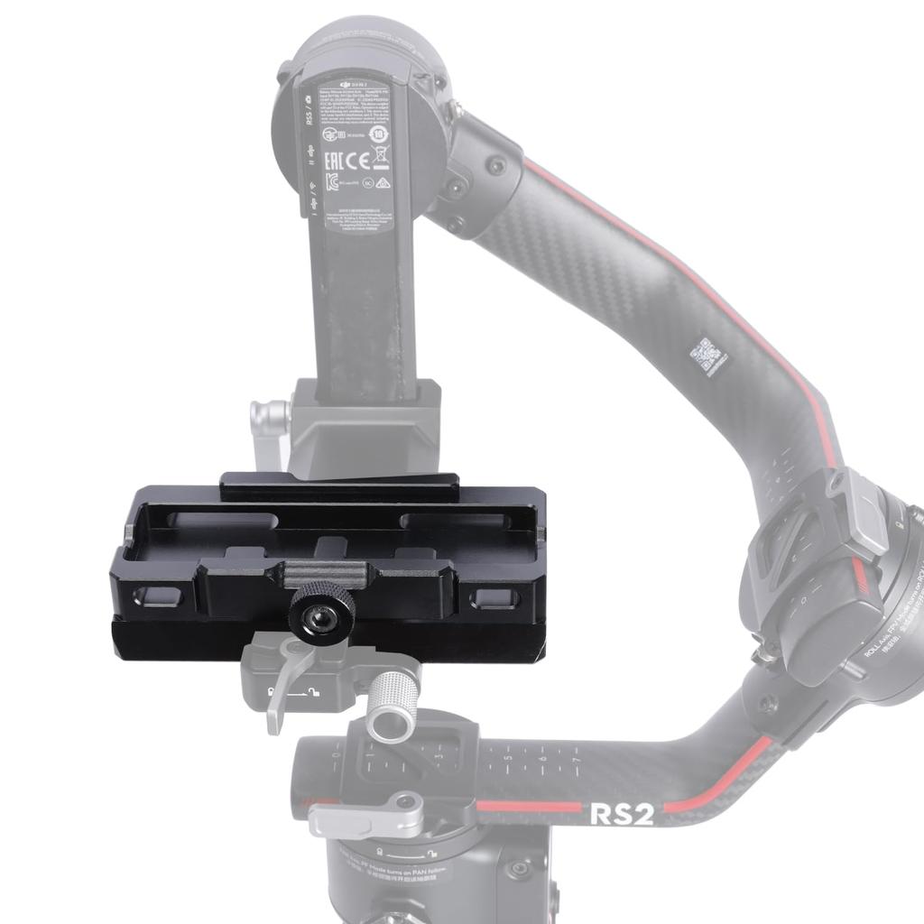 NICEYRIG Quick Release to Manfrotto Standard Plate 563 Plate, Arca-Swiss Converter, 2-in-1 -