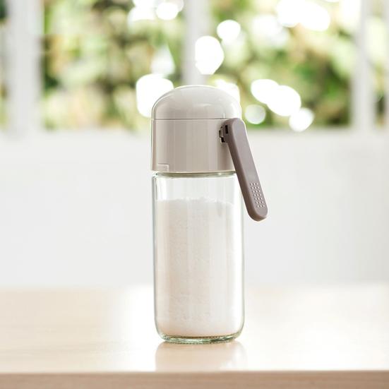 Количественный дозатор соли на 180/250 мл со стеклянной производственной банкой Прецизионная соль Влагостойкий Съемный Легко снимать