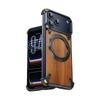 Oatsbasf Деревянный чехол-подставка для iPhone 17 Pro Max/Air/16 Pro, вращающийся на 360°, магнитный, ударопрочный, защитный