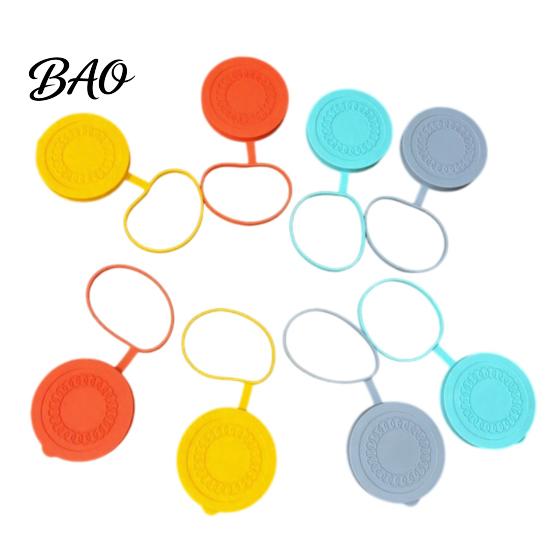 Reusable Can Lids Silicone Yogurt Jar Lid, Leakproof Sealing Lid for Food Grade Glass Jar, Milk Bottle, Dishwasher Safe Canning Cover Sealer