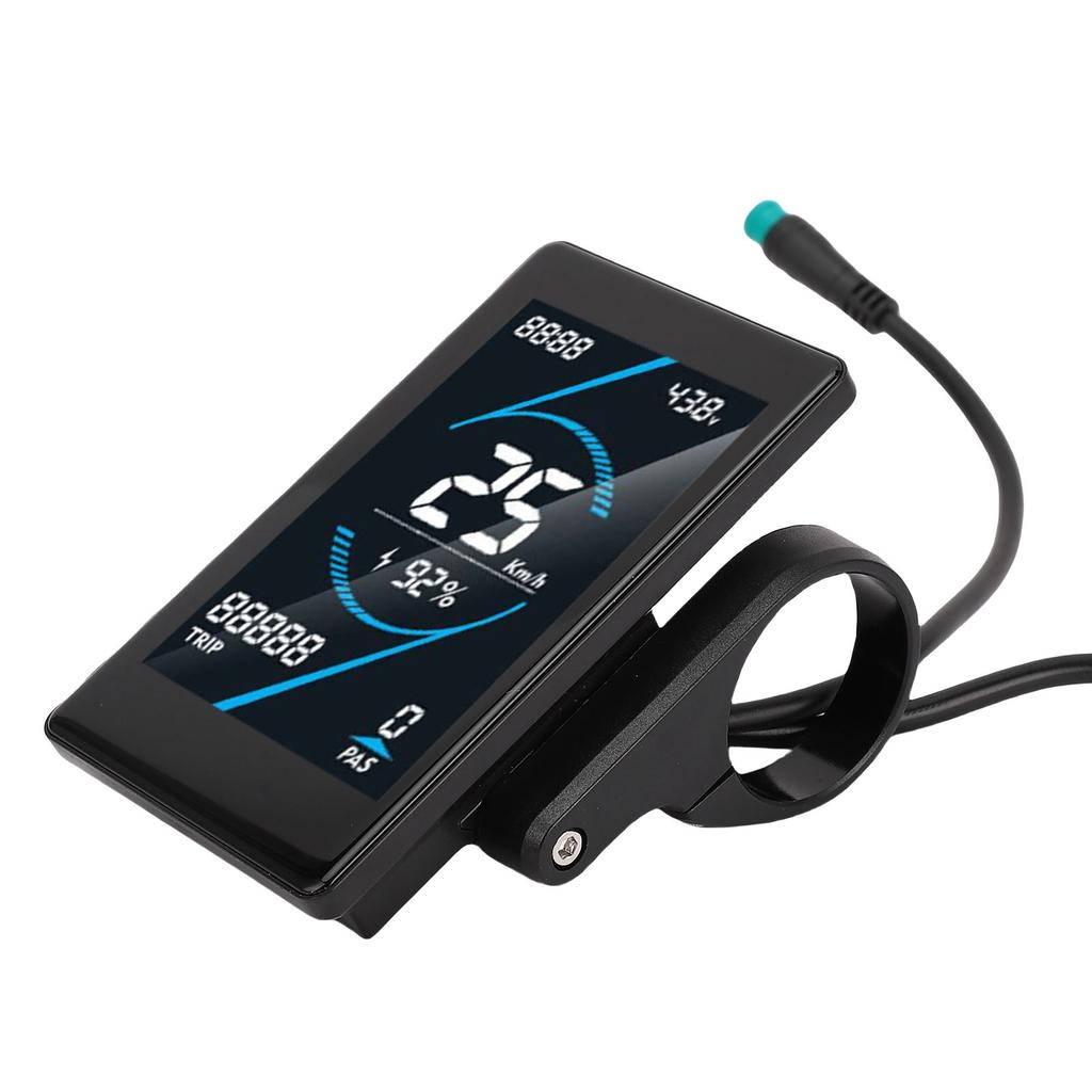 Bike Display Meter Rain Proof 24-72V Multifunctional HD Colorful LCD Screen Electric Cycling Display