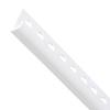 WOLFPACK PROFESSIONAL LINE - White PVC Edge Guard Bar 2.6 Meters Round Edge