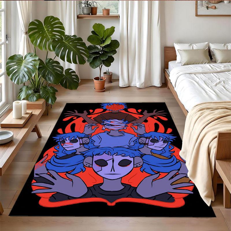 Crystal Velvet Rug Soft Non Slip Indoor Floor Mat Home DecorSally Face
