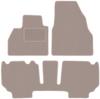 Бежевые велюровые коврики для: Mercedes Citan фургон (2012-)