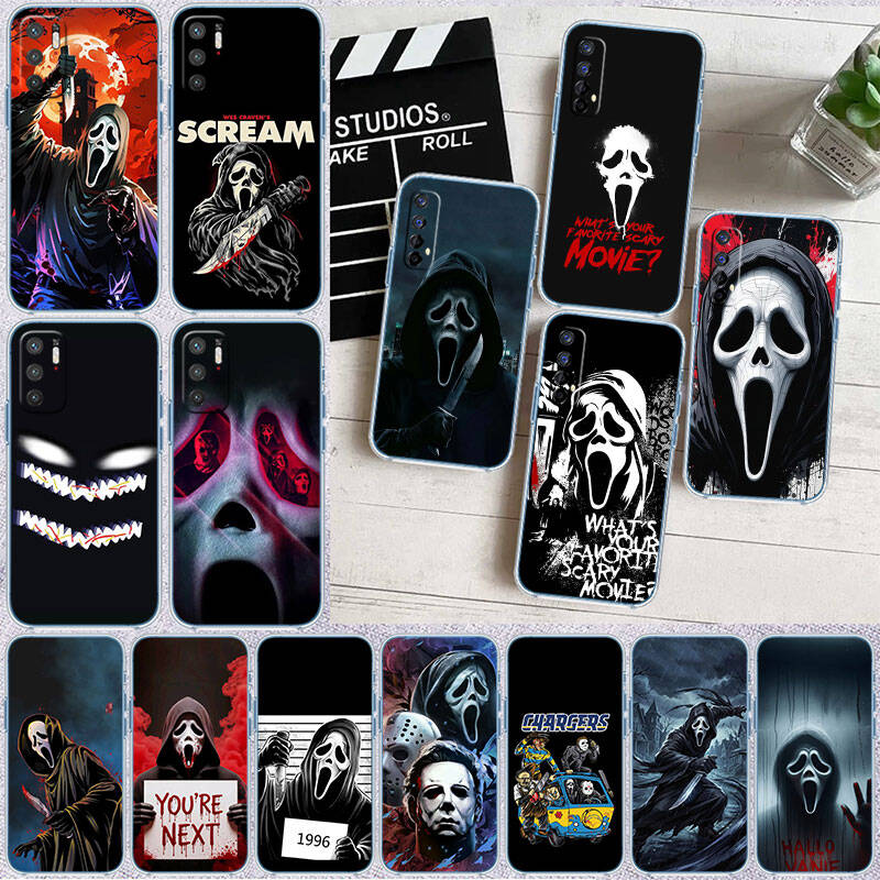 RT33 Ghostfaces Case for Motorola E7 G6 G7 G8 G9 Plus Power Play G10 G20 G04 E30 E40 E22 E20 E13 E15 G22 G23 G05 G75 G35 G55