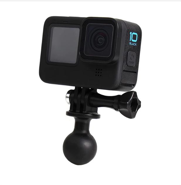 Шаровое крепление RAM для GoPro Hero 12 11 10 9 8 7 6 5 Xiaomi AKASO SJCAM для экшн-камеры, адаптер для крепления штатива с шаровой головкой и винтом с накатанной головкой