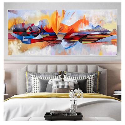 Картины на холсте Религиозные плакаты и принты настенные художественные подвесные картины для декора гостиной Большой Будда абстрактное масло