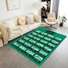 Formula Calendar Area Rug Suitable for Entryway Balcony Dormitory Kitchen Antislip Carpet Decorate Offices