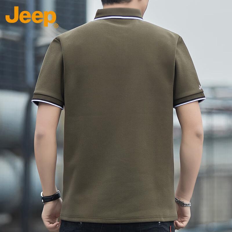 Jeep Мужская охлаждающая футболка-поло с коротким рукавом в стиле business casual