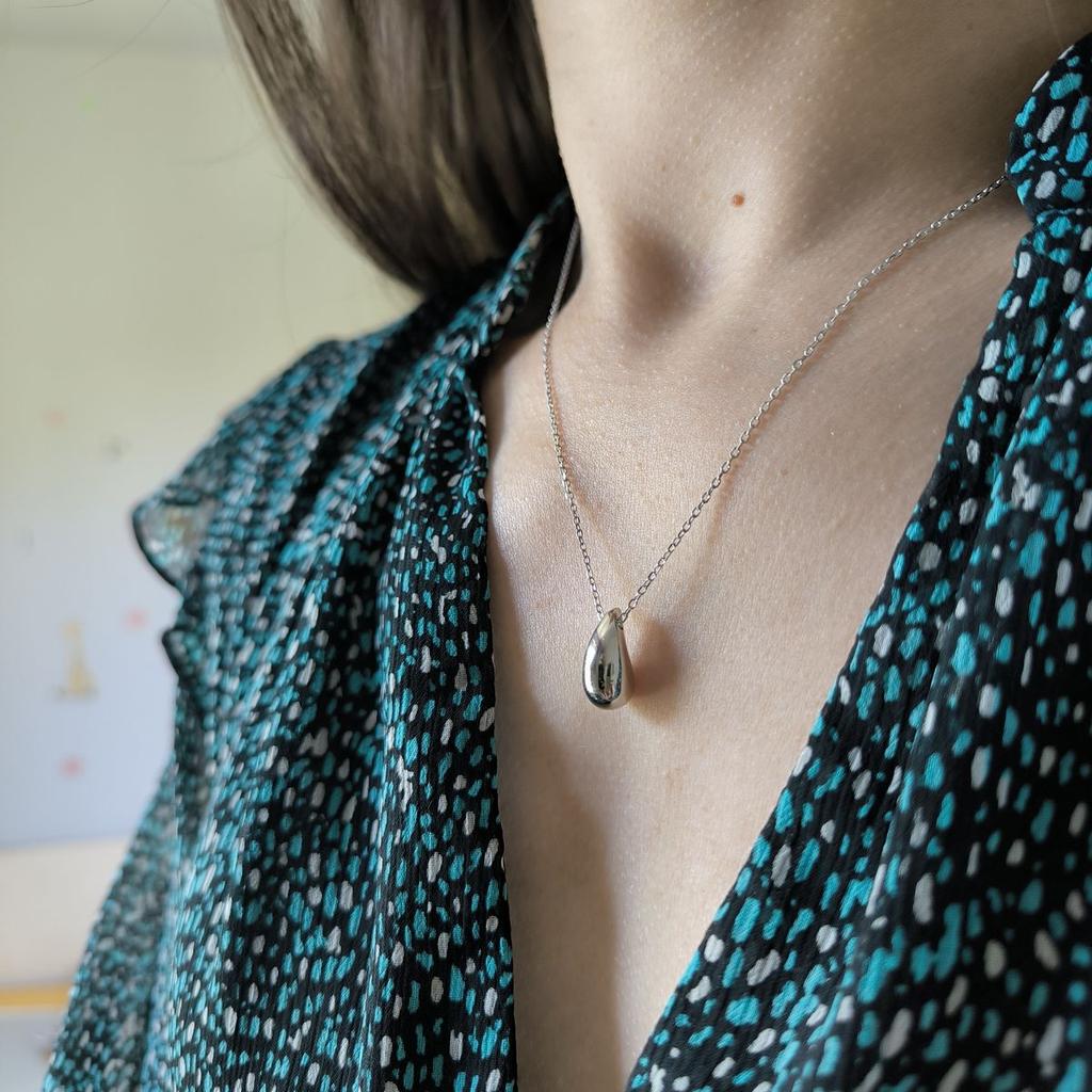 Серебряное колье с без камней, вес изделия 3,04 гр (2184805)