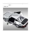 1/36 Porsche 911 Turbo 1978 литой под давлением сплав модель автомобиля металлический имитатор инерционный игрушечный спортивный автомобиль украшение с открывающейся дверью подарочный автомобиль