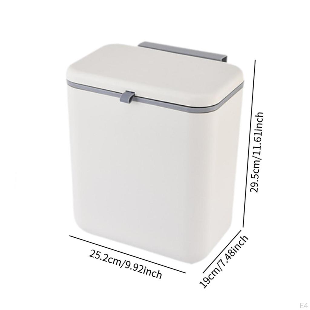 Hanging Kitchen Trash Can Easy To Clean with Inner Bucket Modern Stylish for RV Home
