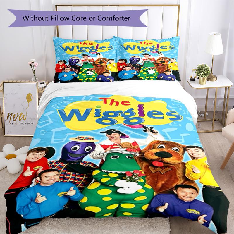 Wiggles Quilt Cover Set Suitable For Bedrooms Machine Washable Christmas Gift
