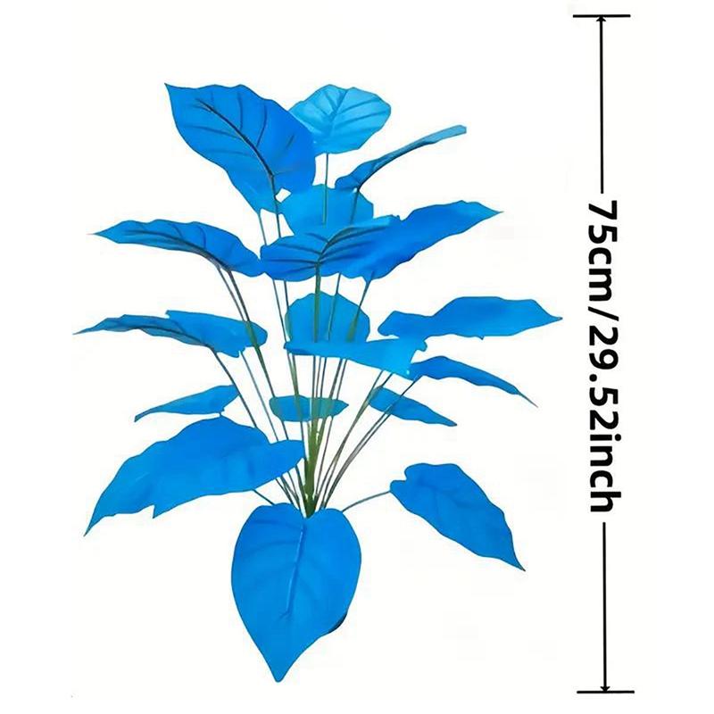 Искусственные зеленые растения кустарники стебли домашний сад внутренний наружный декор